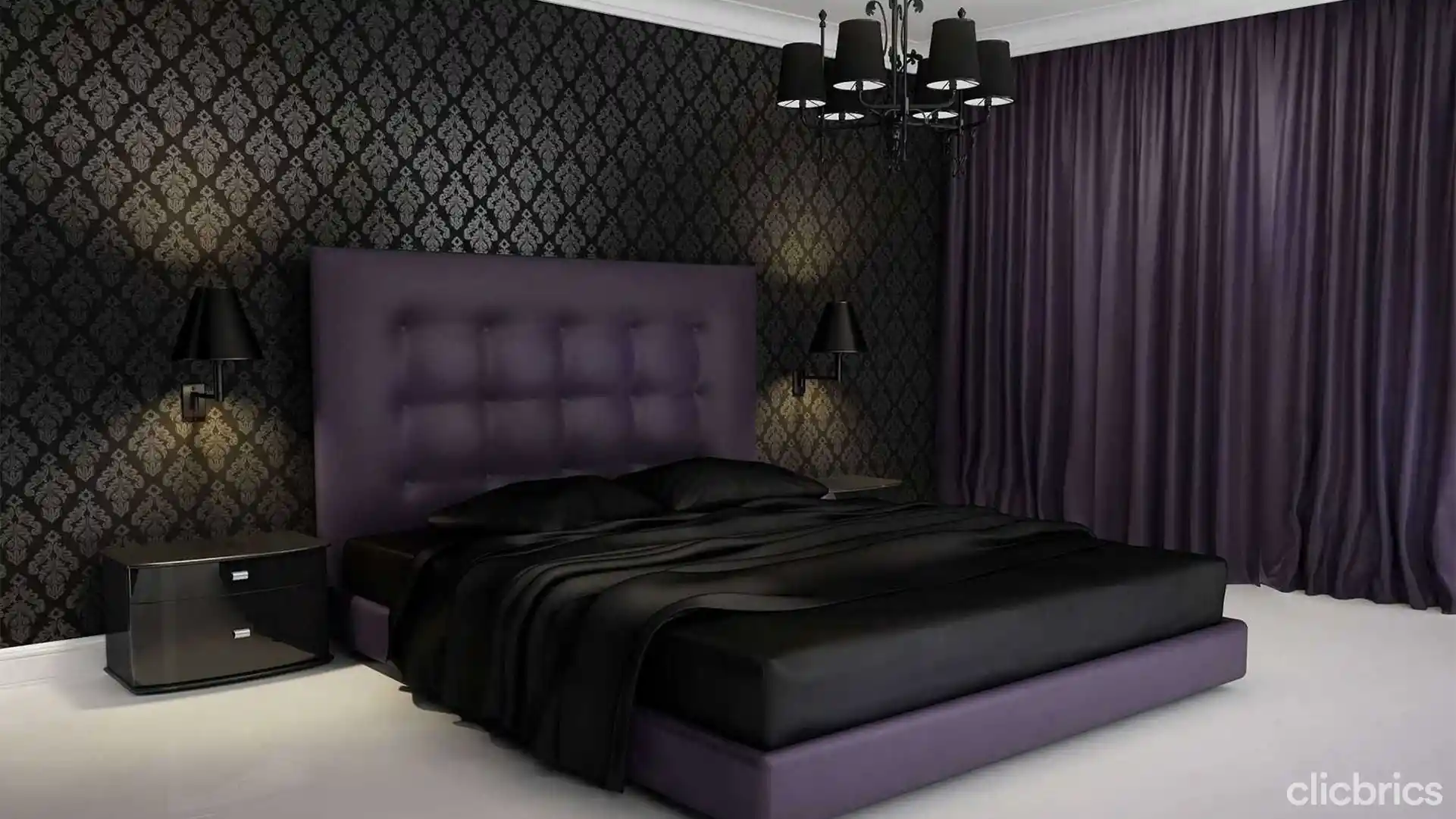 purple colour room